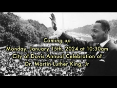 30TH ANNUAL CITY OF DAVIS DR. MARTIN LUTHER KING, JR. CELEBRATION ON JAN. 15